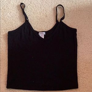 black crop top